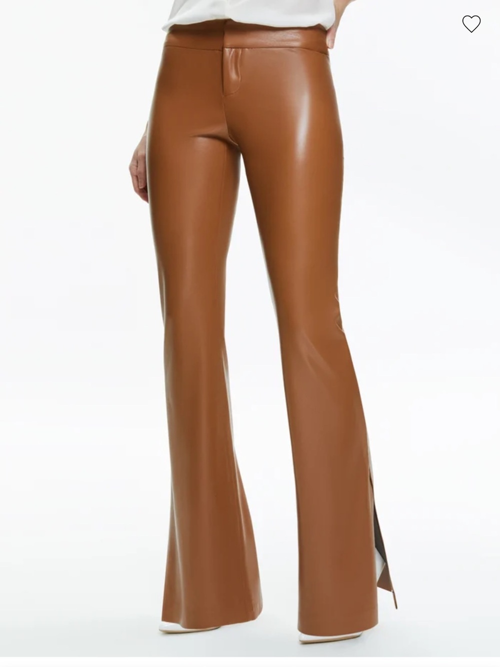 Alice + Olivia Vegan Bootcut Pants